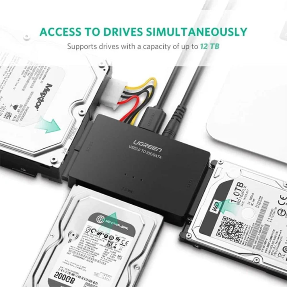 UGREEN 30353 USB 3.0 To Sata &amp; IDE HDD 3.5+2.5 Converter