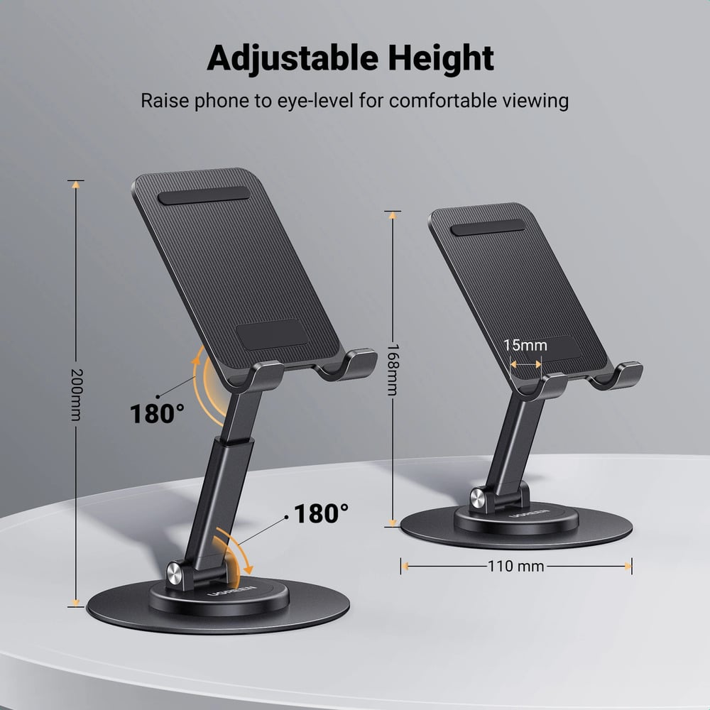 UGREEN 35152 Folding &amp; 360 Rotating Phone Stand