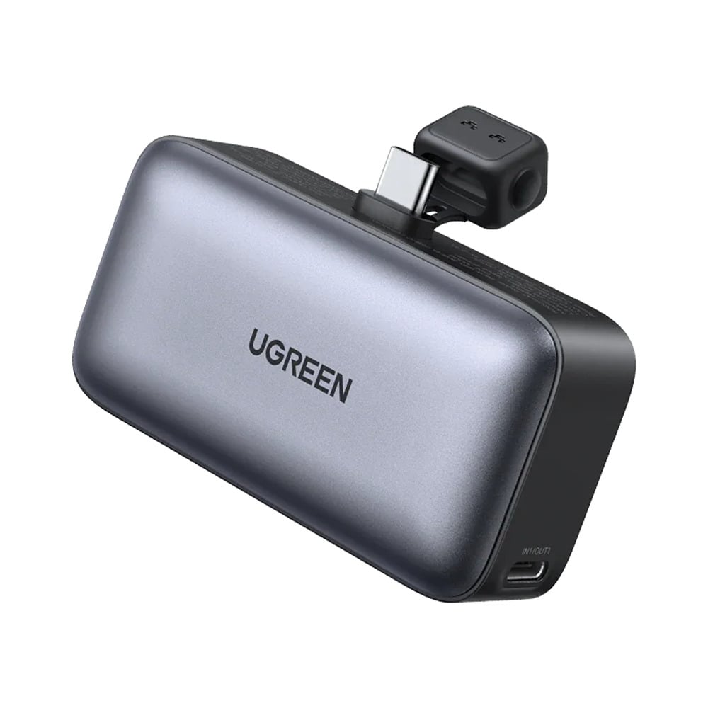 UGREEN 35338 20W 5000mAh Nexode Digital Display Power Bank with Built-in Type-C &amp; Kickstand