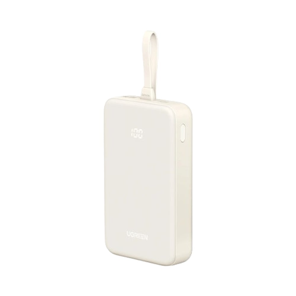 UGREEN 35340 20000mAh 20W Power Bank with Built-in Type-C Cable
