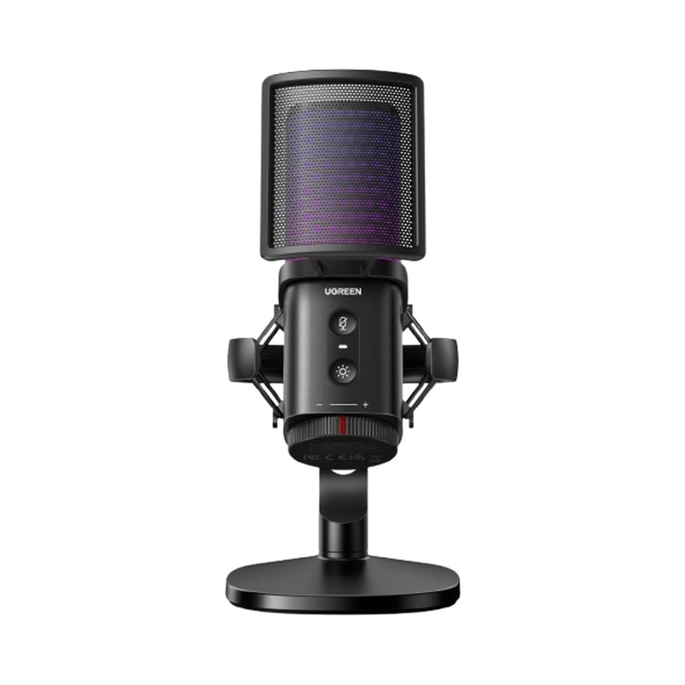 UGREEN 65629 Noise-Cancelling RGB 7 Light USB Desktop Microphone