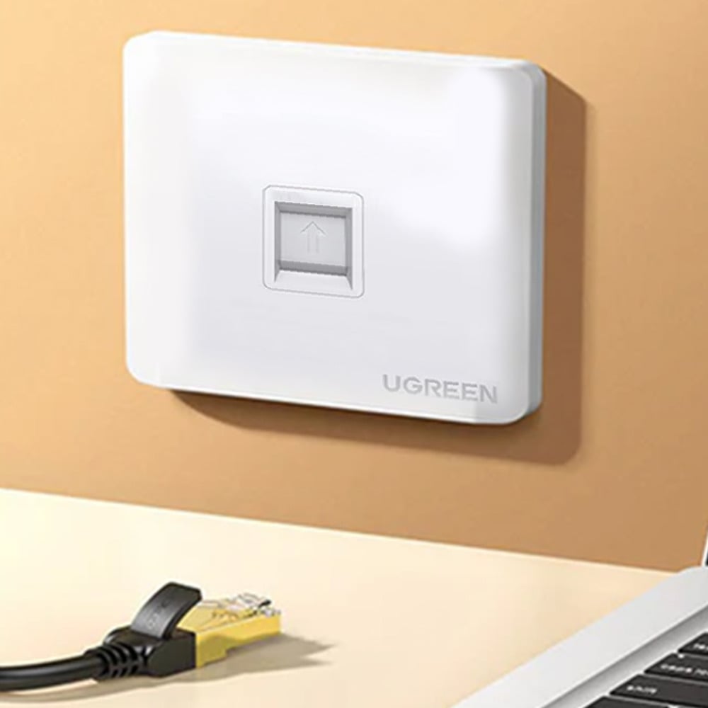 UGREEN 80180 Single-Port Wall Face Plate