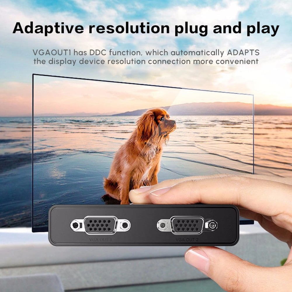 UGREEN 80190 VGA 2Port Splitter