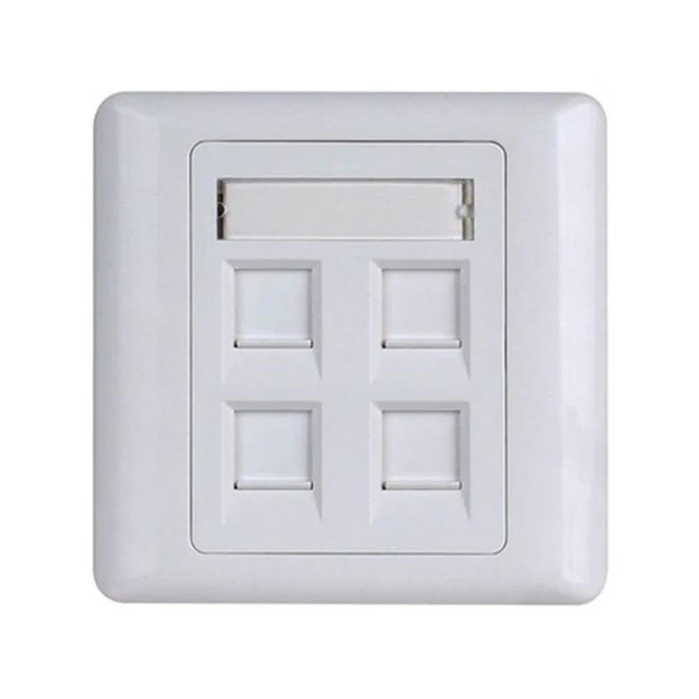 UGREEN 80443 4 Port Wall Face Plate