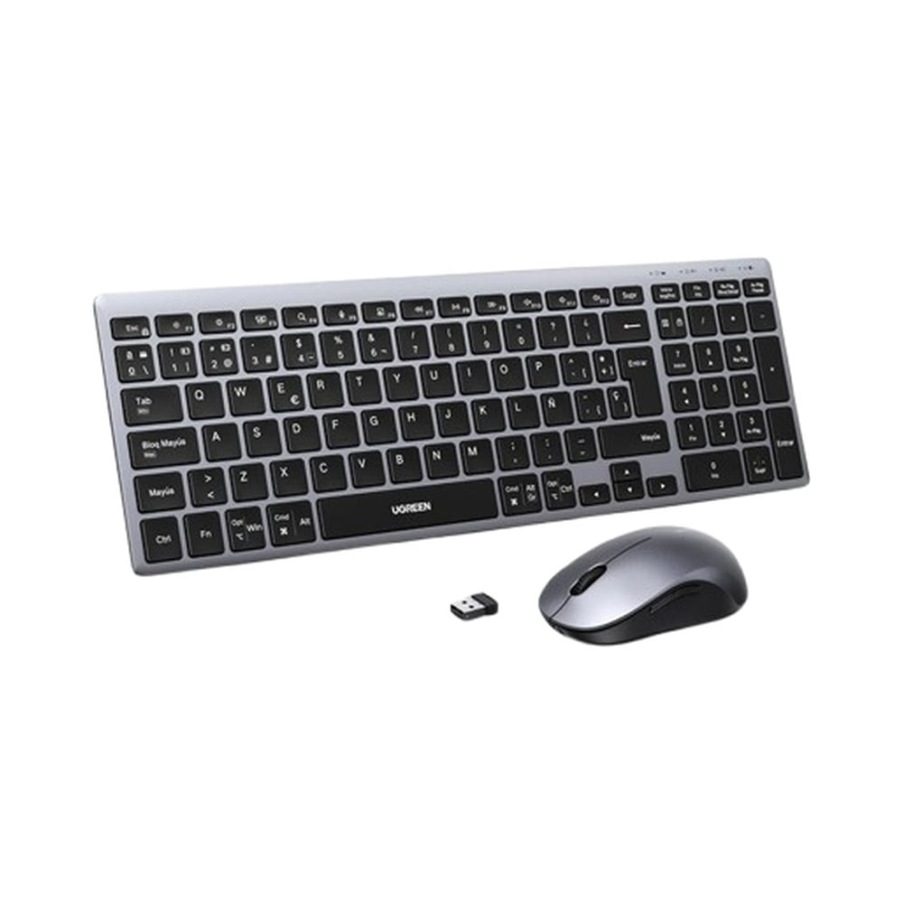 UGREEN 85513 Bluetooth &amp; Wireless Keyboard and Mouse Combo