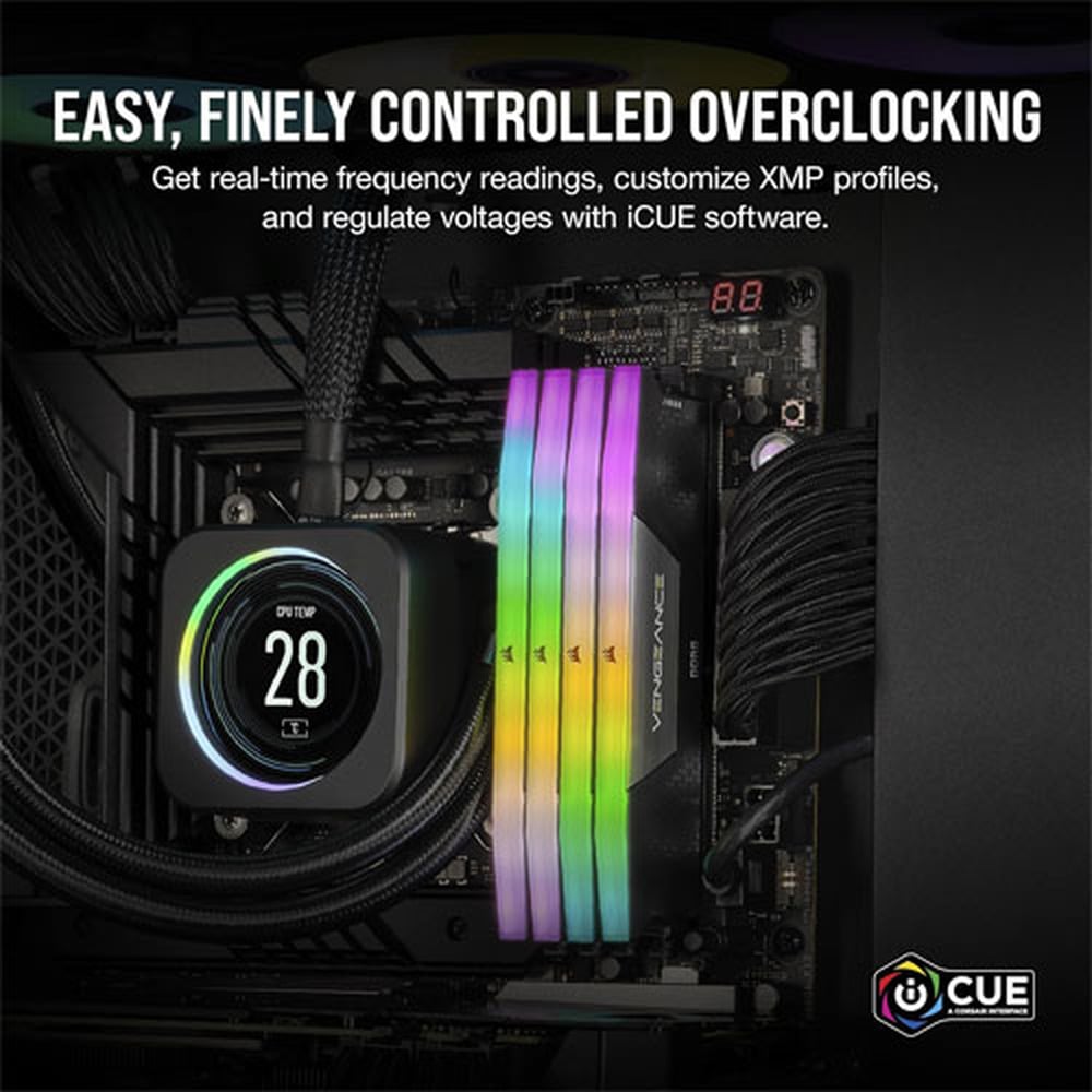 Corsair Vengeance RGB 16GB 1x16GB DDR5 5600MHz DIMM Memory 