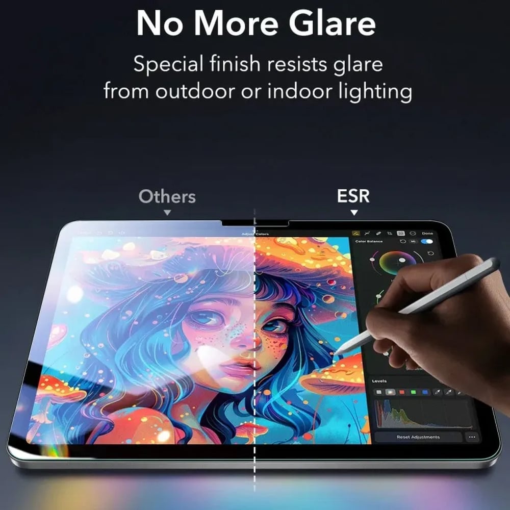 ESR UltraFit Armorite Paper-Feel Screen Protector for iPad Air 11 (2025/2024) – 2 Pack