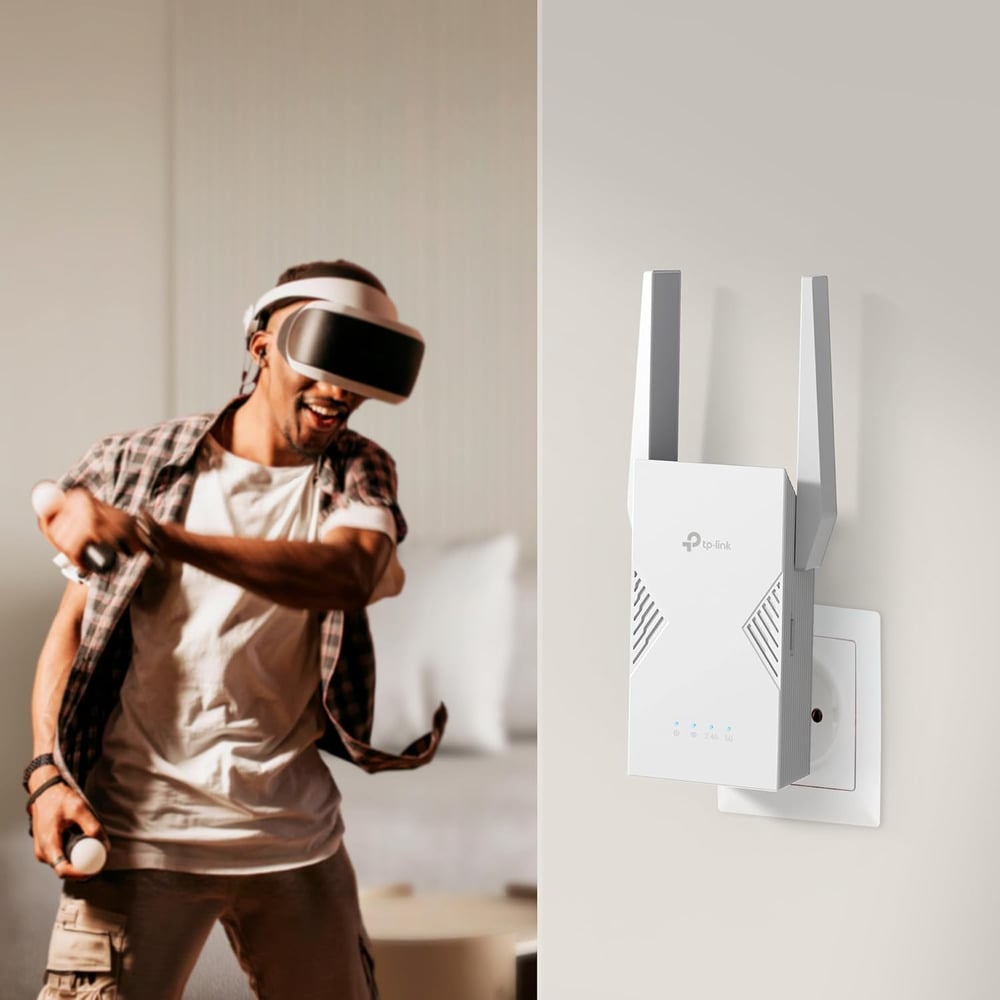 TP-Link RE235BE BE3600 Dual-Band Wi-Fi 7 Range Extender, 2.4GHz 688Mbps + 5GHz 2882Mbps, EasyMesh Compatible