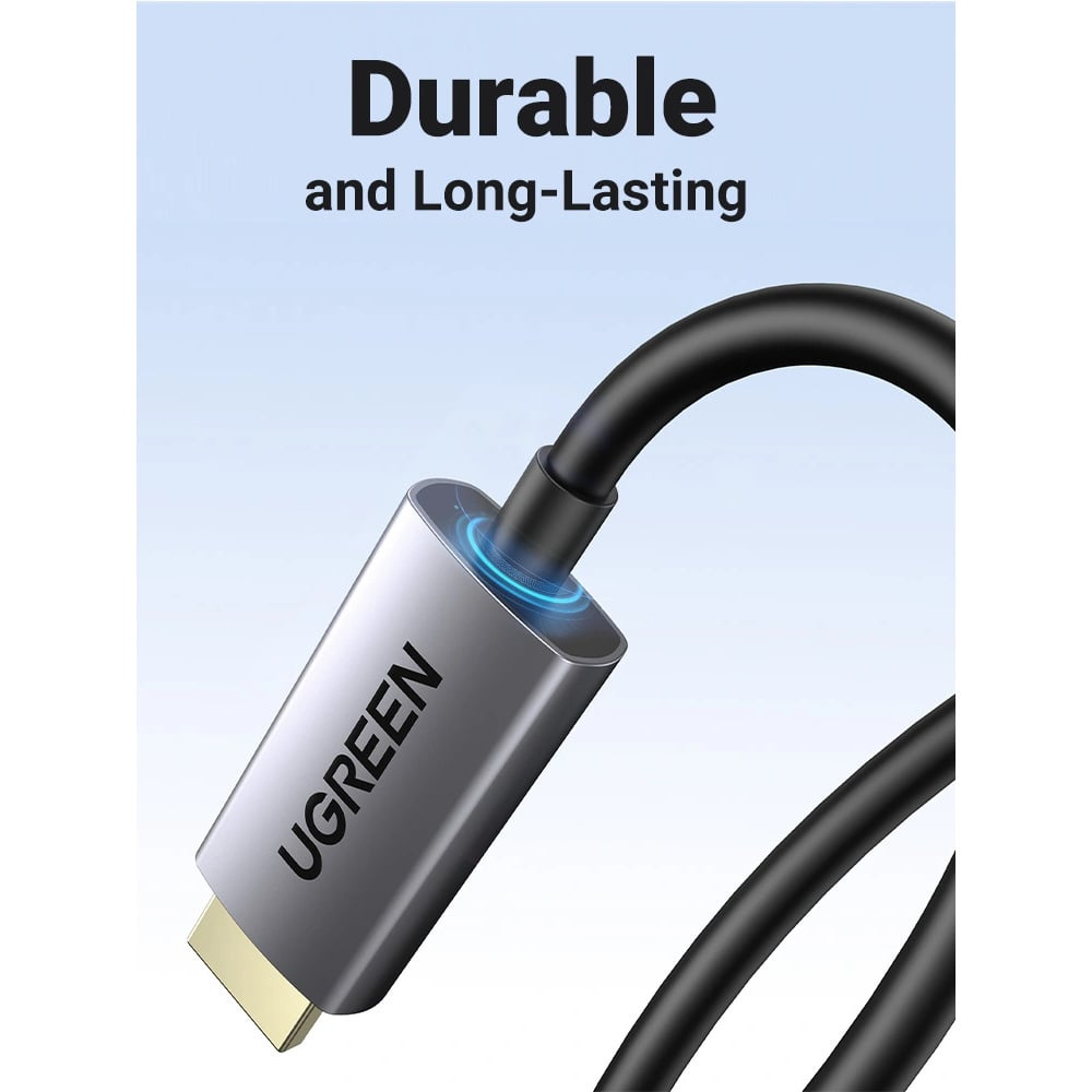 UGREEN 45503 HDMI 4K Fiber Aluminum Shell Male to Male 10M Optic Cable