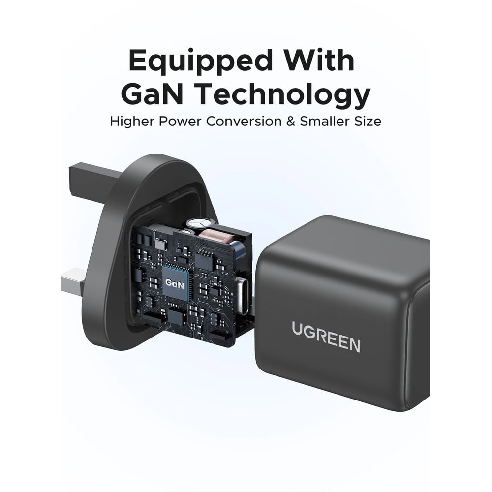UGREEN 55529 GaN 20W Type-C UK Pin Fast Charger