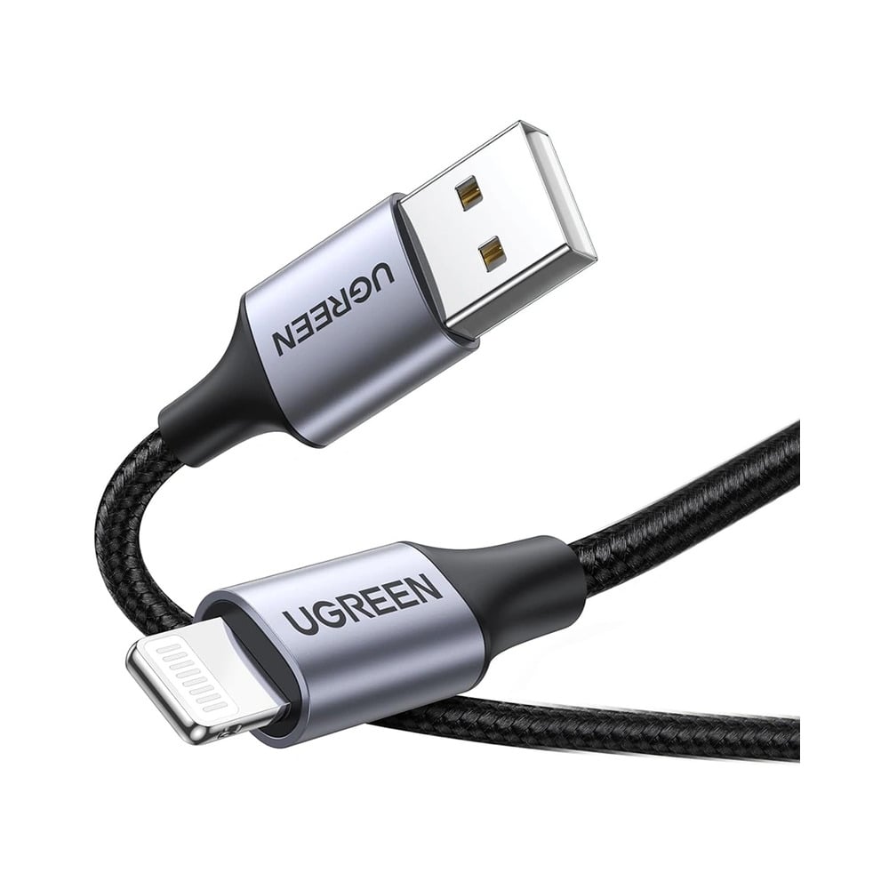 UGREEN 60158 MFi Certified 2.4A Nylon Braided USB to Lightning 2M Cable