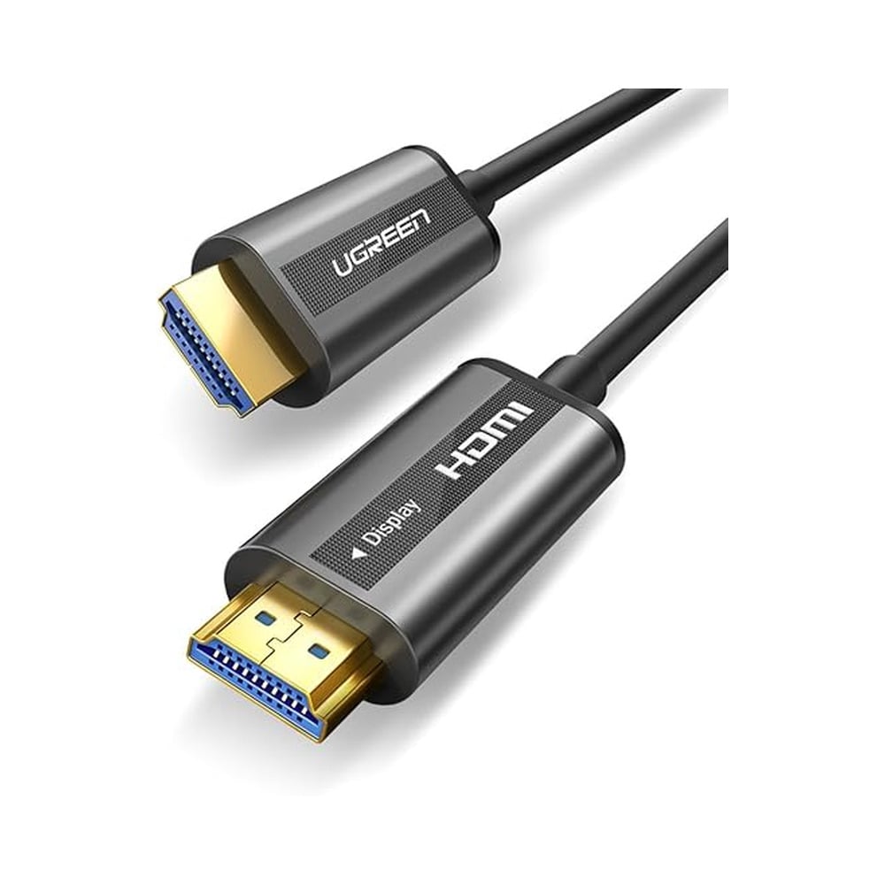 UGREEN 50218 HDMI 4K Fiber Zinc Alloy Shell Male to Male 40M Optical Cable