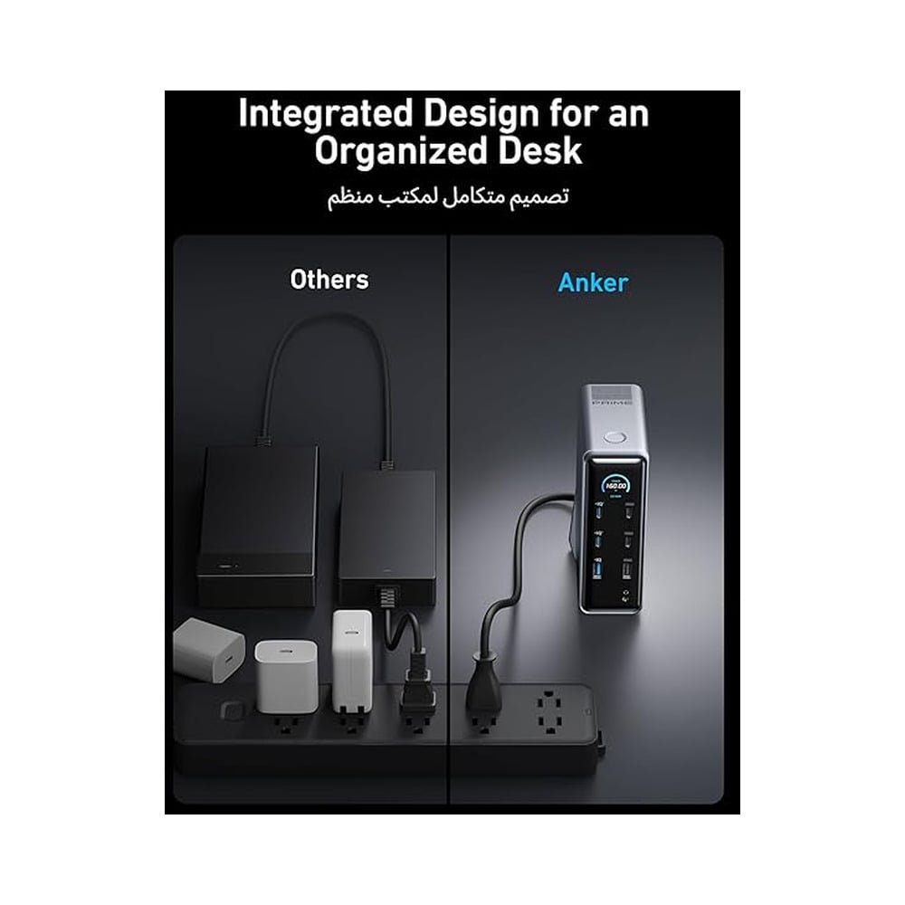 Anker A83B62A1 Prime 14-in-1 160W Dual Display Charging Docking Station