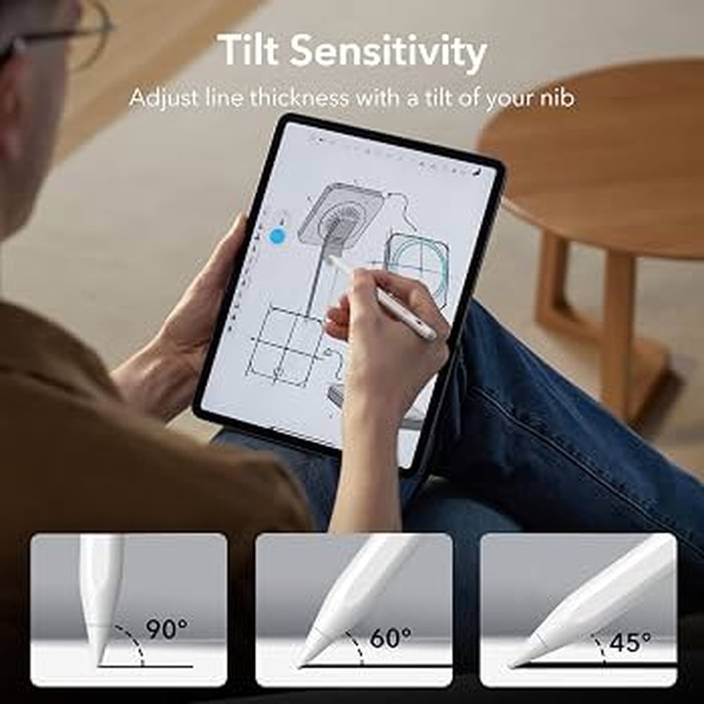 ESR Digital Pencil, iPad Stylus with Tilt Sensitivity and Palm Rejection