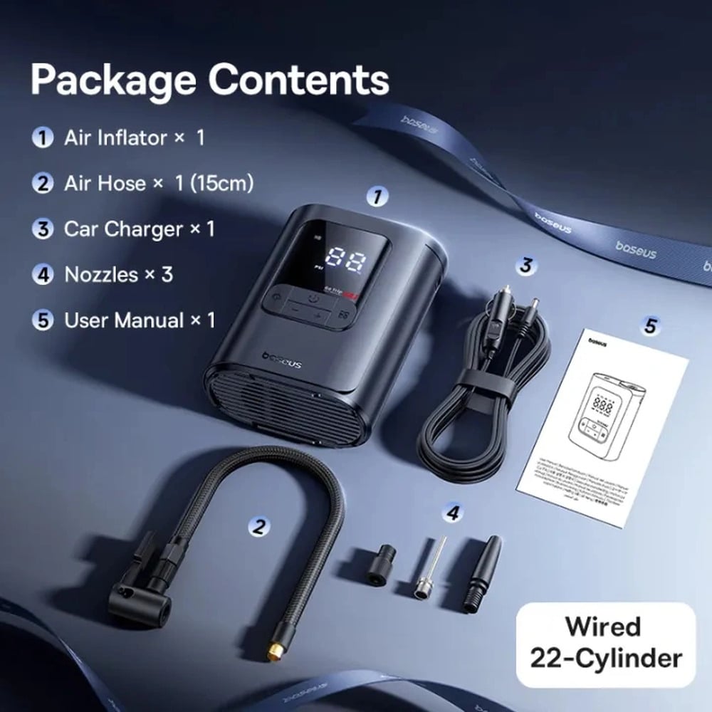 Baseus GoTrip VA1 Max 7500mAh Cordless Inflator