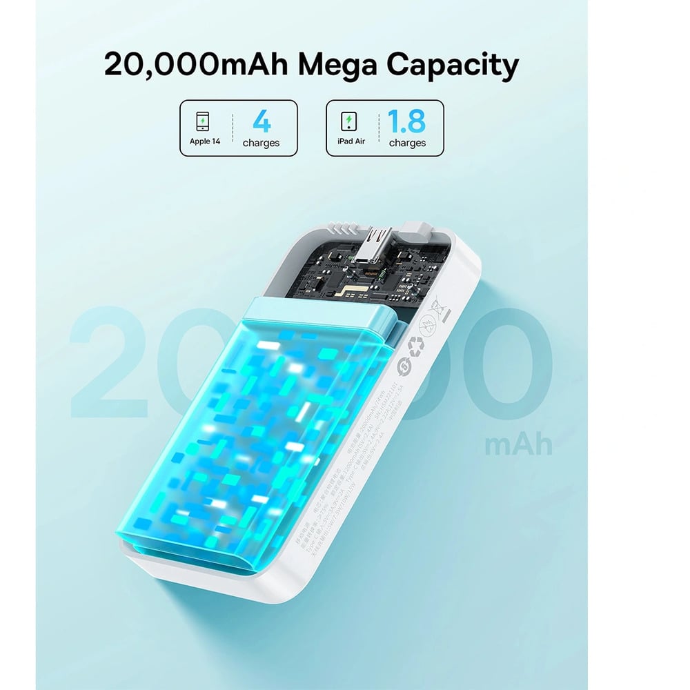 Baseus EnerFill FM41 20W 20000mAh  Mini Magnetic Power Bank