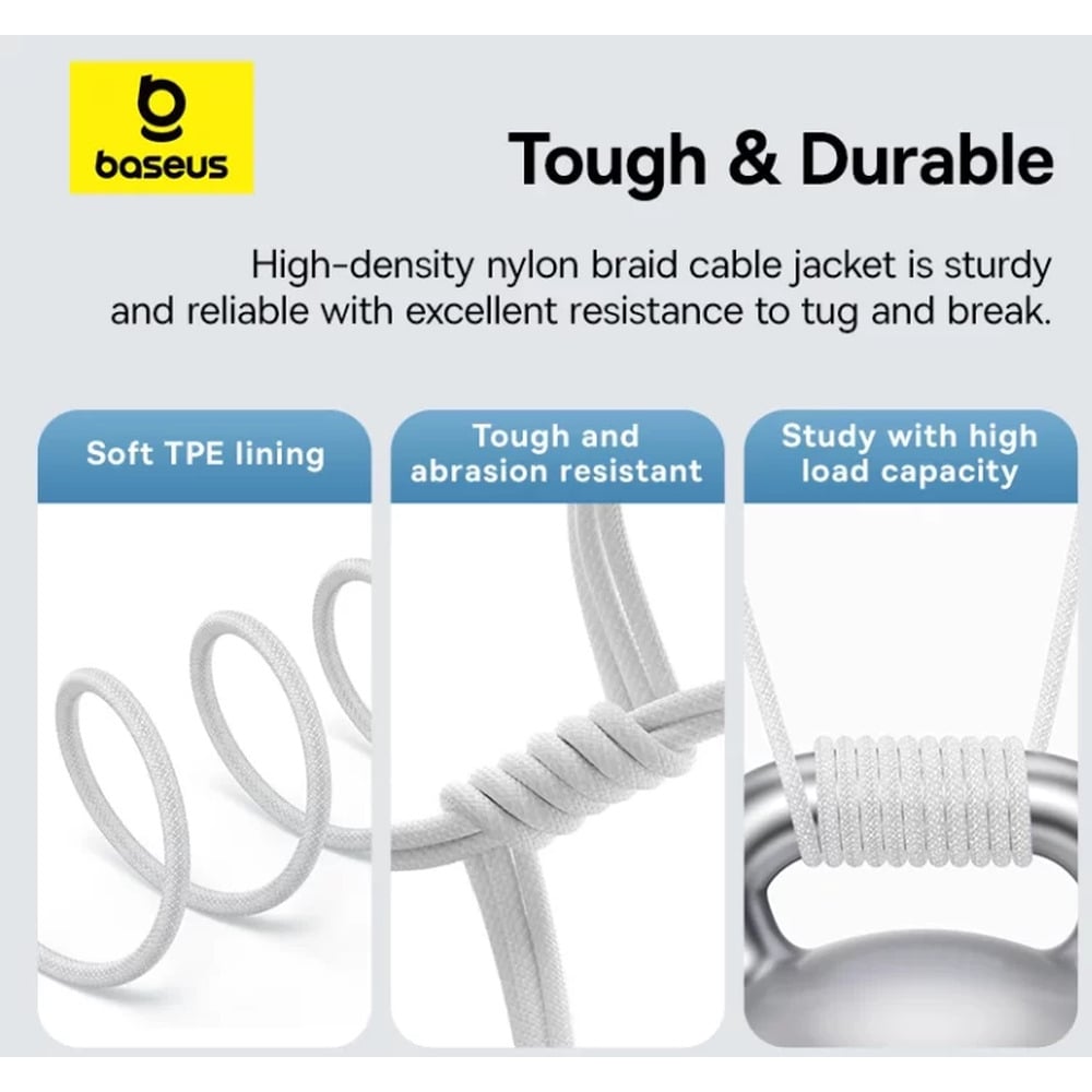 Baseus Gem 100W Type-C to Type-C Fast-Charging 2M Data Cable