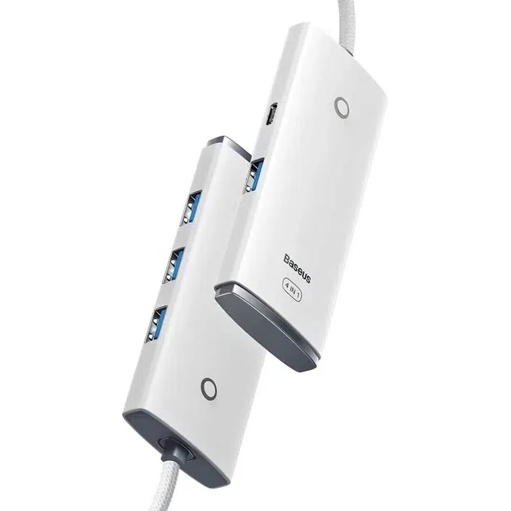 Baseus Lite Series 4-Port USB-A Hub Adapter with 25cm Cable