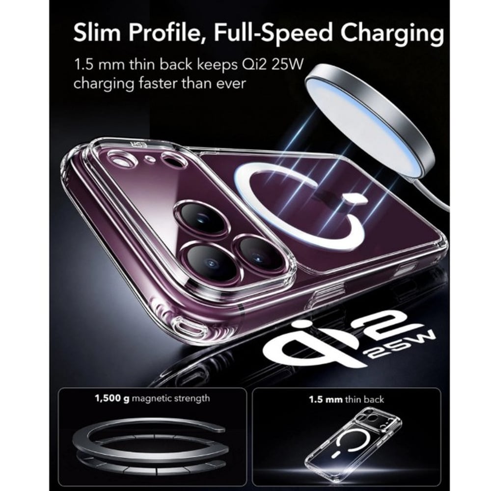 ESR Classic Hybrid Magnetic Case with Camera Control for iPhone 18 Pro Max