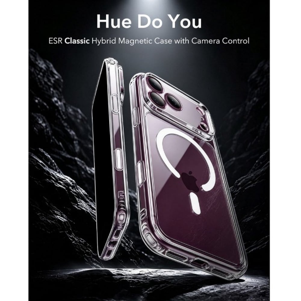 ESR Classic Hybrid Magnetic Case with Camera Control for iPhone 18 Pro Max