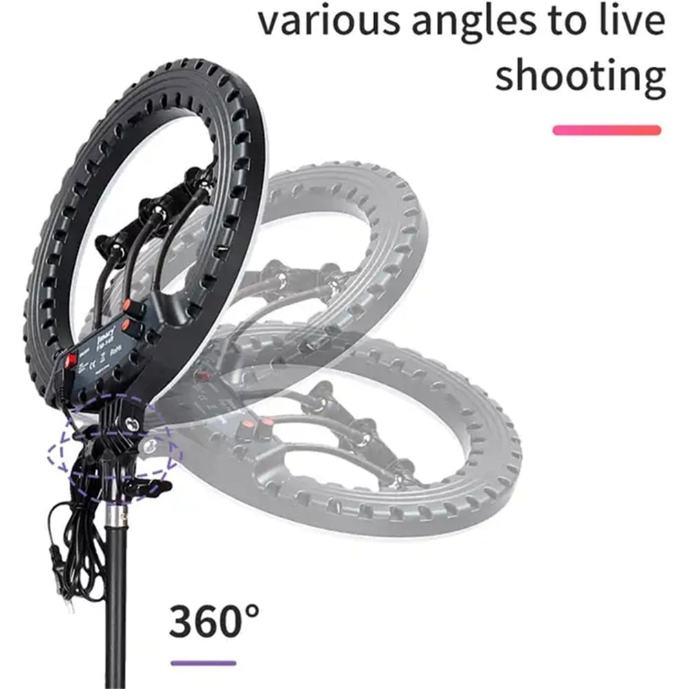 JMARY FM-14R 14 Inch Selfie Ring Light
