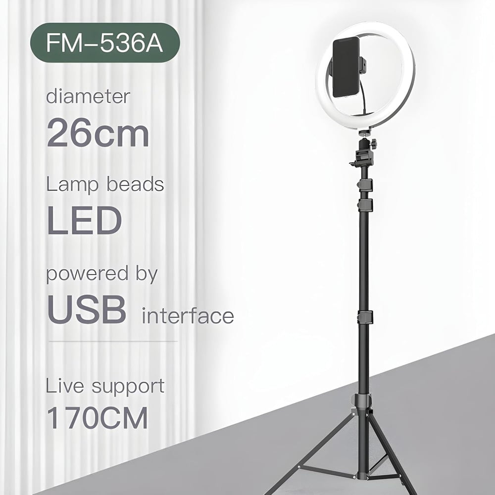 JMARY FM-536A 10 Inch Ring Light Kit