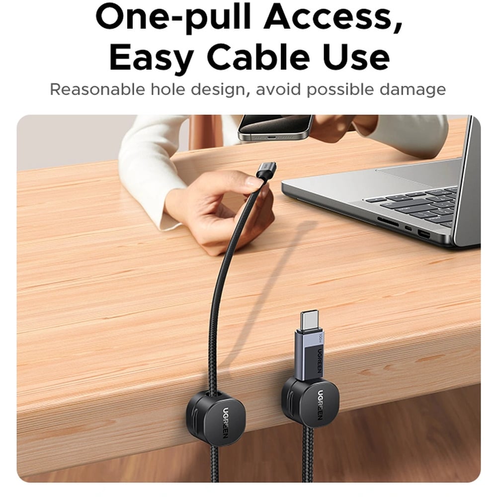 UGREEN 45797 Magnetic Cable Organizer 3-Pack