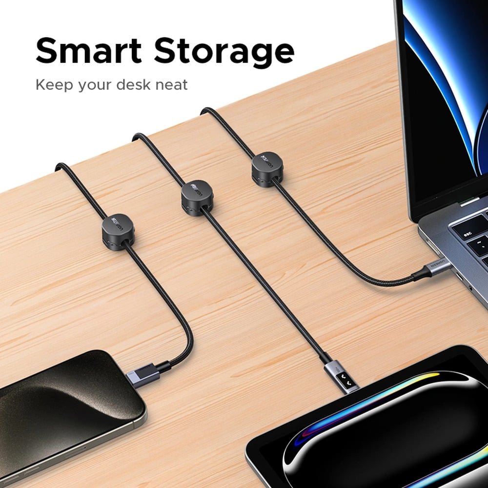 UGREEN 45797 Magnetic Cable Organizer 3-Pack