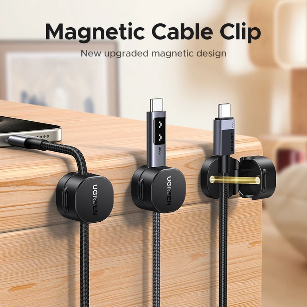 UGREEN 45797 Magnetic Cable Organizer 3-Pack