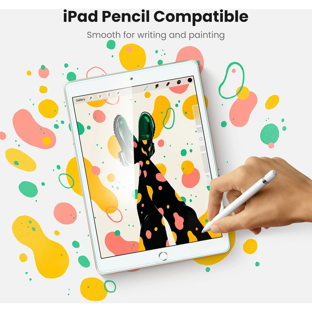 UGREEN 80352 Edge HD Protective Film with Easy Install Kit for iPad 10.2inch (2019) (1-Pack)