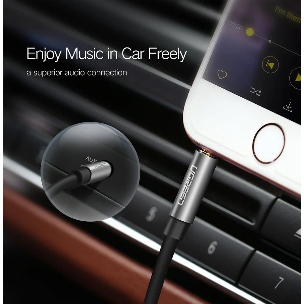 UGREEN 10737 3.5mm Male to 3.5mm Male 5M Audio Cable