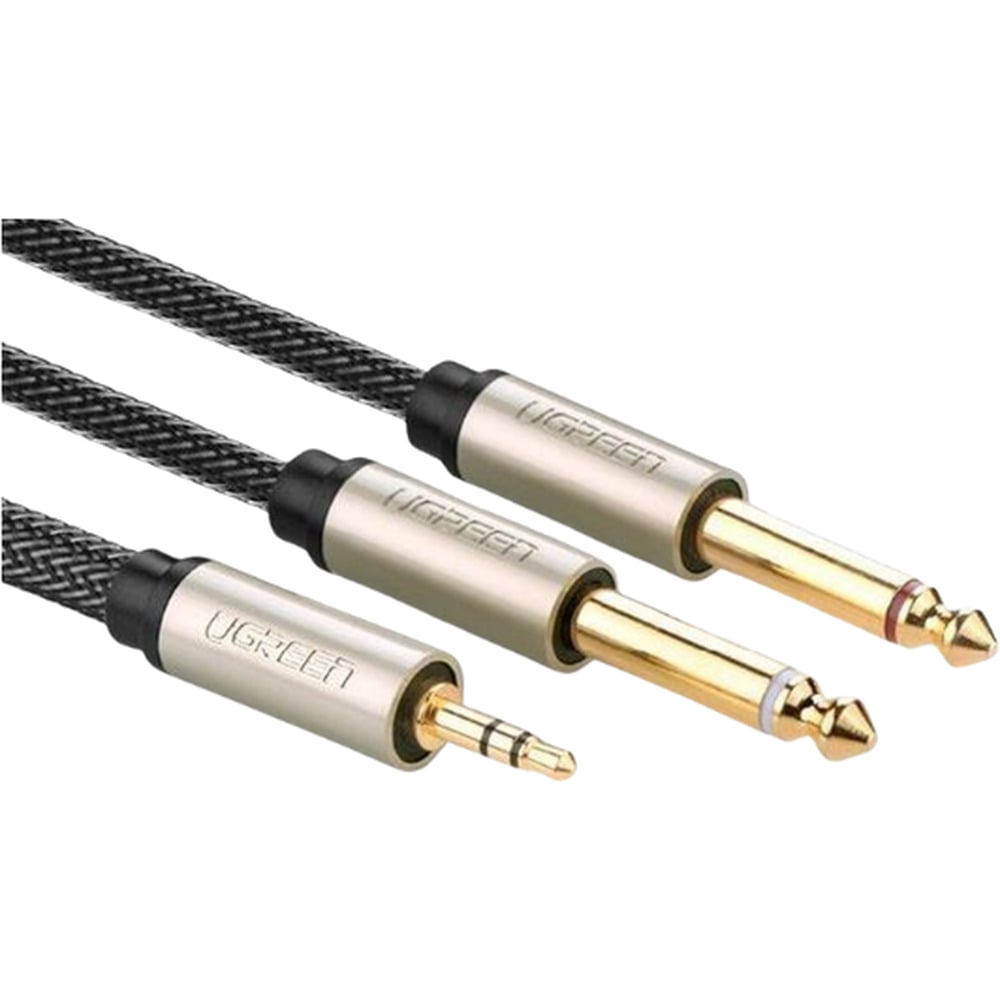UGREEN 10618 3.5mm TRS to Dual 6.35mm TS Audio 3M Cable