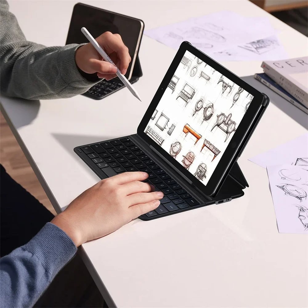 Baseus Brilliance Series Magnetic Keyboard Case for iPad 10.2-inch (2019/2020/2021) with Type-C Cable