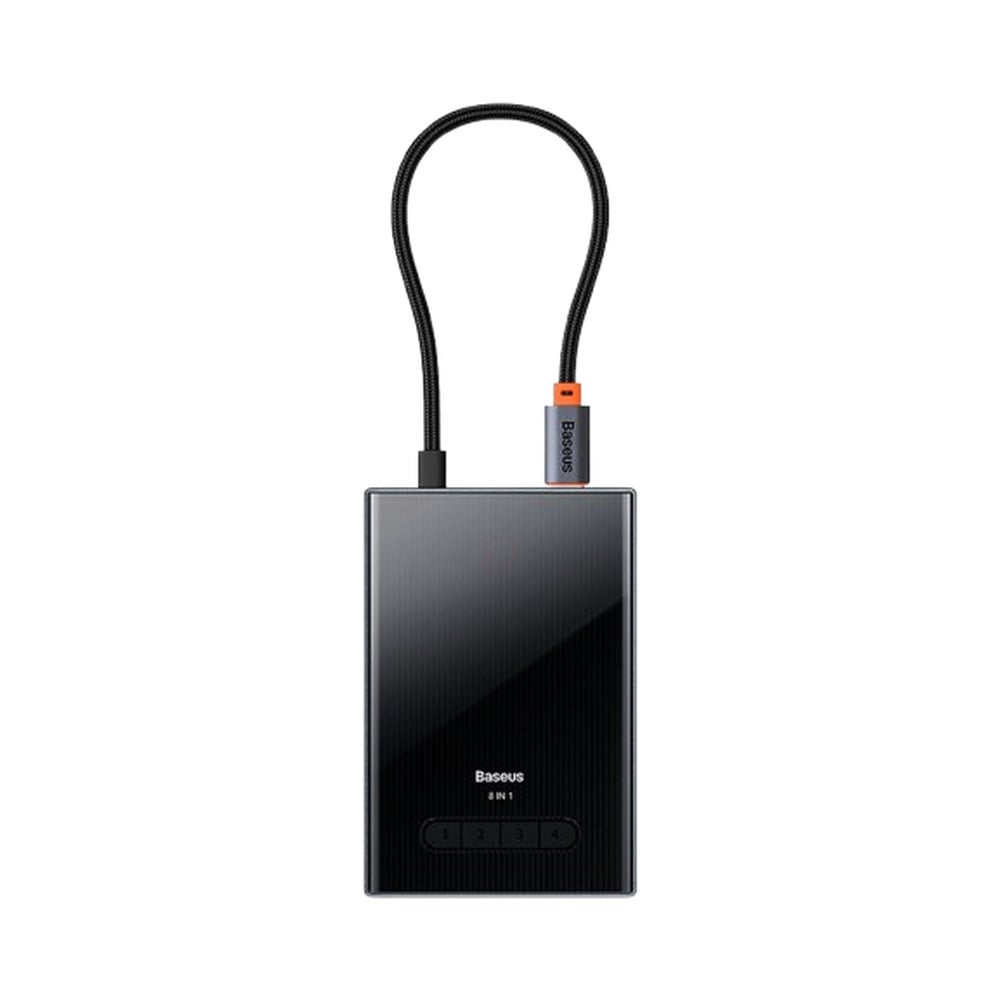 Baseus PioneerJoy Series 8-in-1 / 4 Screen Type-C to HDMI4K@60Hz*1 + HDMI4K@30Hz*1 + DP8K@30Hz*1 + VGA + USB3.0*2 + Type-C (Data+PDout)*1 + PD*1 Hub Adapter
