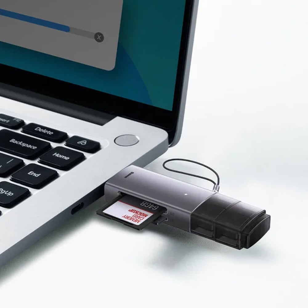 Baseus AirJoy USB-A &amp; Type-C to SD/TF Card Adapter