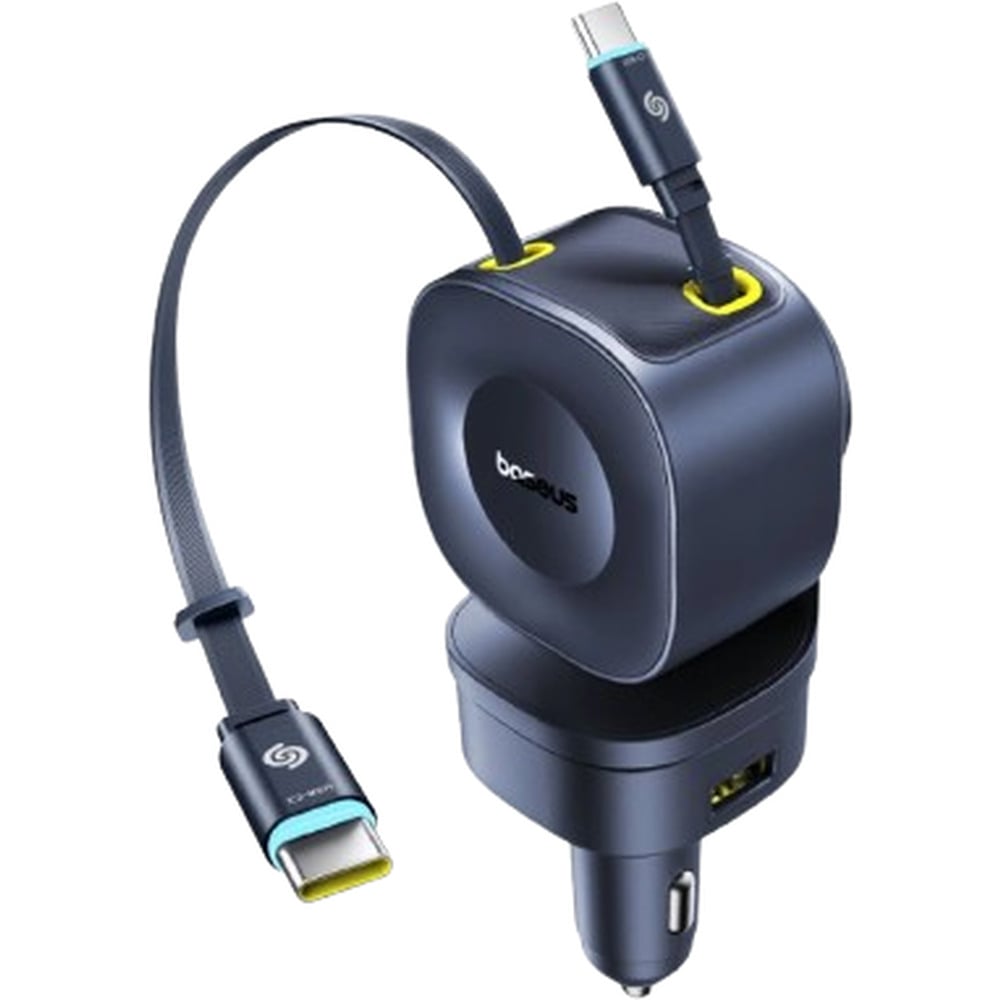 Baseus PrimeTrip VR2 Max Car Charger with Retractable 3C+U 240W Cable