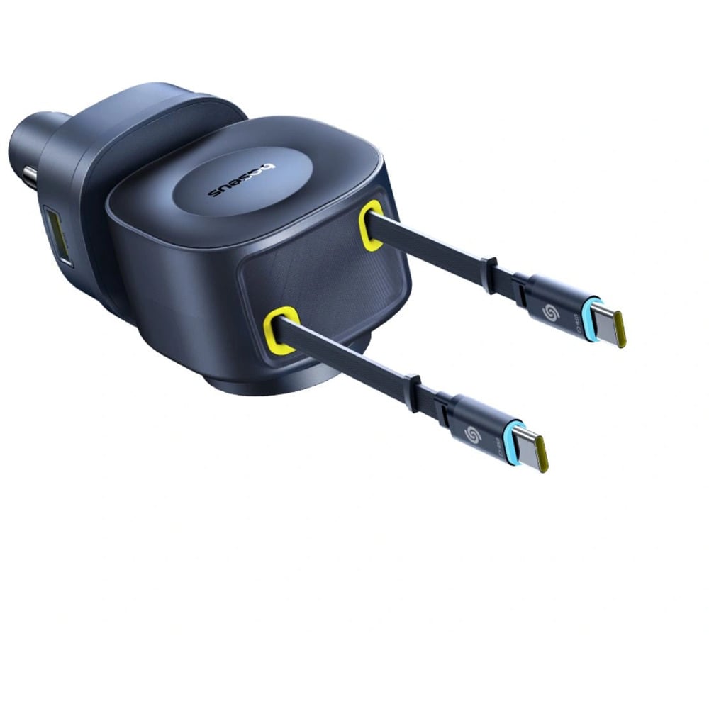 Baseus PrimeTrip VR2 Max Car Charger with Retractable 3C+U 240W Cable