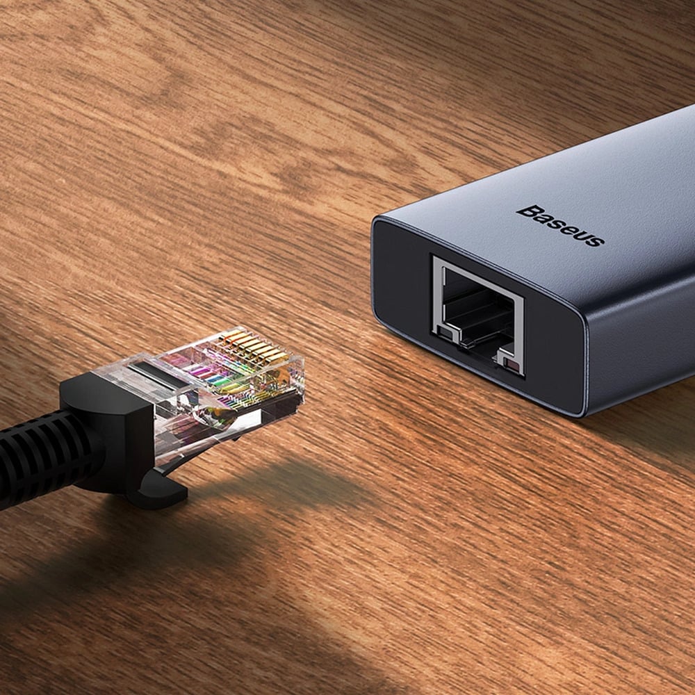 Baseus UltraJoy Series 10-Port Type-C to HDMI4K@60Hz*1+VGA*1+USB 3.0*3+PD*1+RJ45*1+SD/TF*1+3.5mm*1 Hub Docking Station