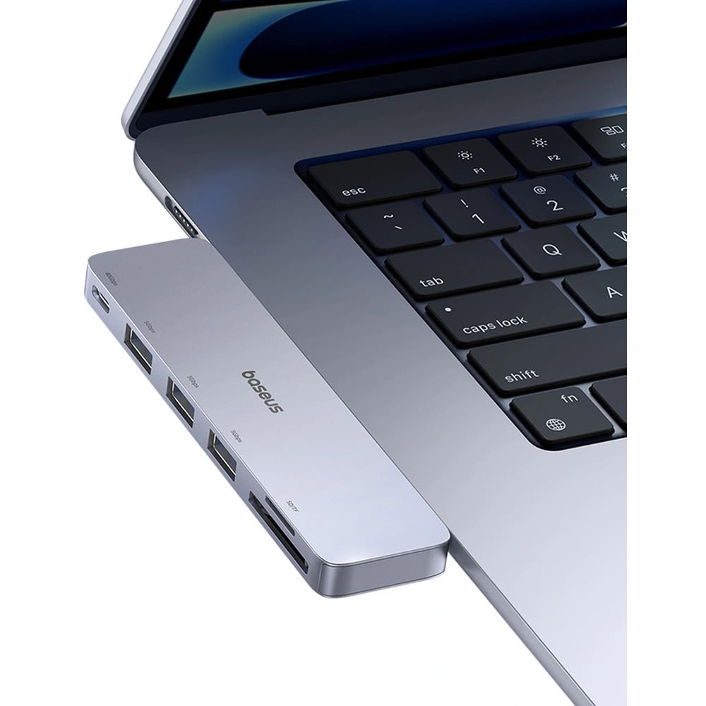 Baseus UltraJoy Series 6-Port Type-C *2 to USB-C 40Gbps*1 + USB3.0*3 + SD/TF3.0*1 Direct Link Hub Adapter