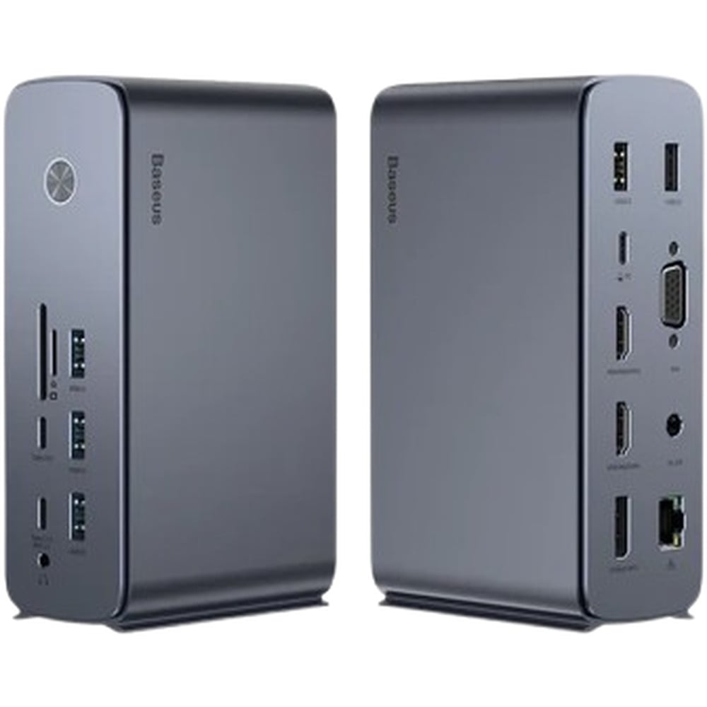 Baseus UnionJoy Pro (US/CA Pin) 17- Port Four-Screen Multifunctional Hub Docking Station
