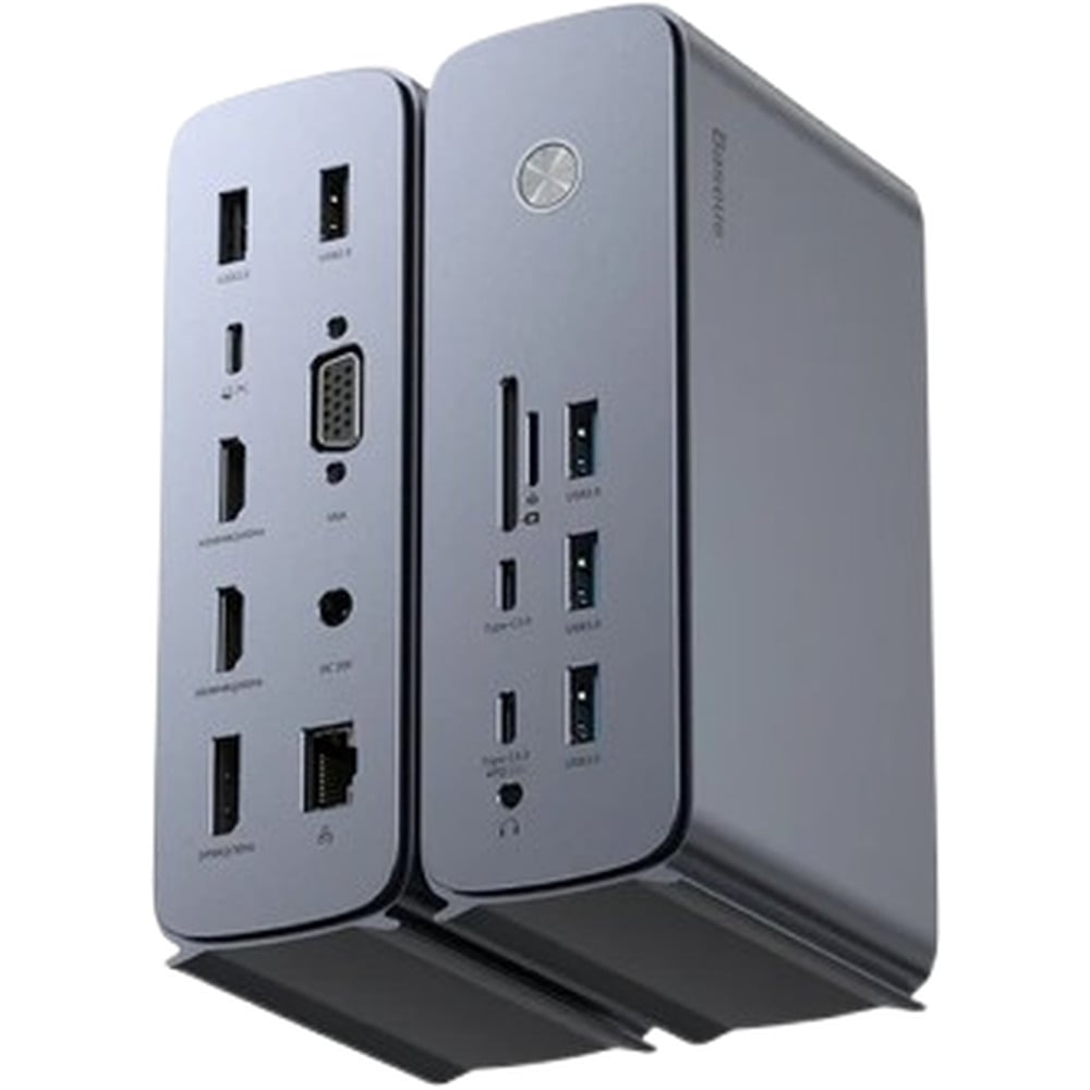Baseus UnionJoy Pro (US/CA Pin) 17- Port Four-Screen Multifunctional Hub Docking Station