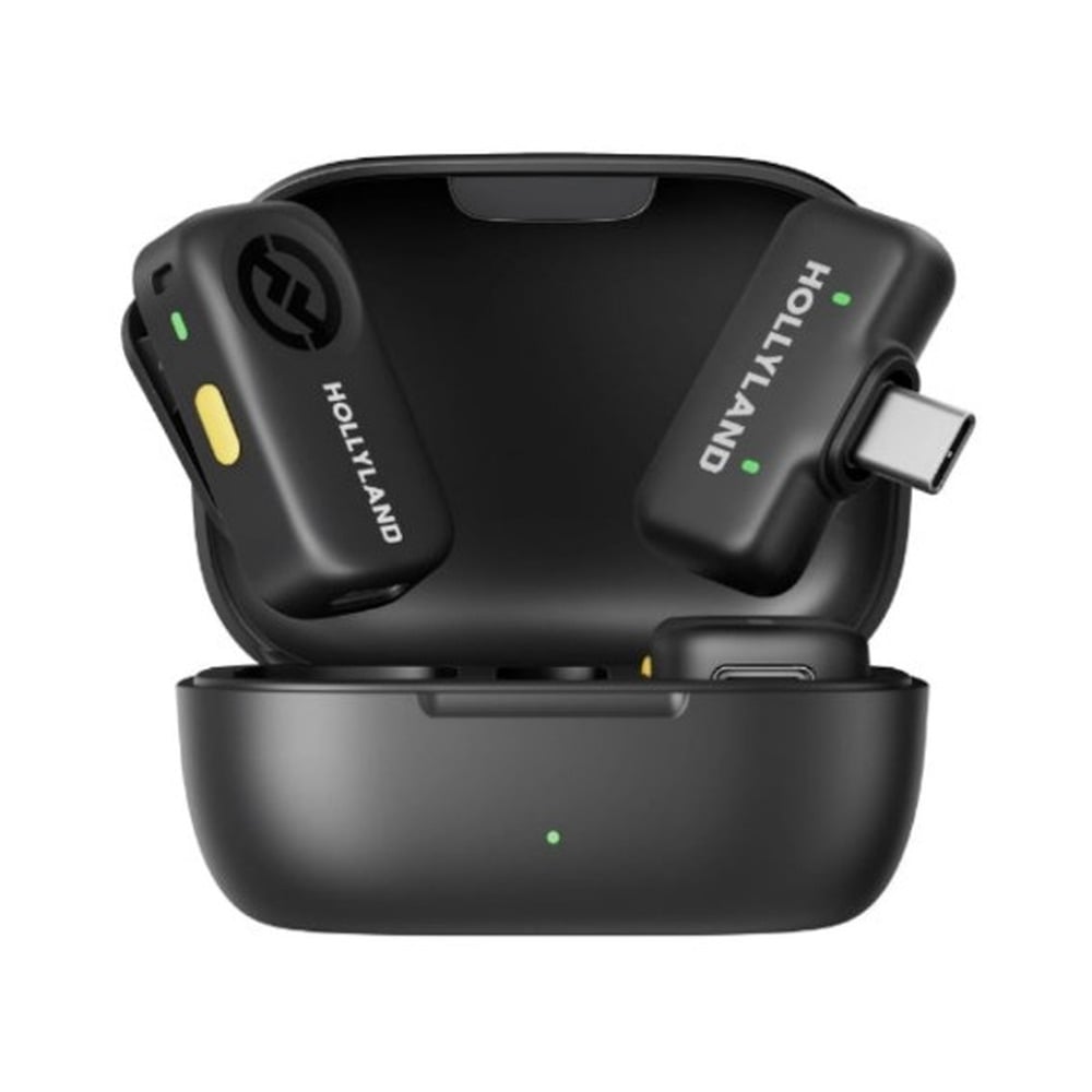 Hollyland Lark A2 Combo with 2TX + 1RX, Wireless Microphone for Camera & Smartphone