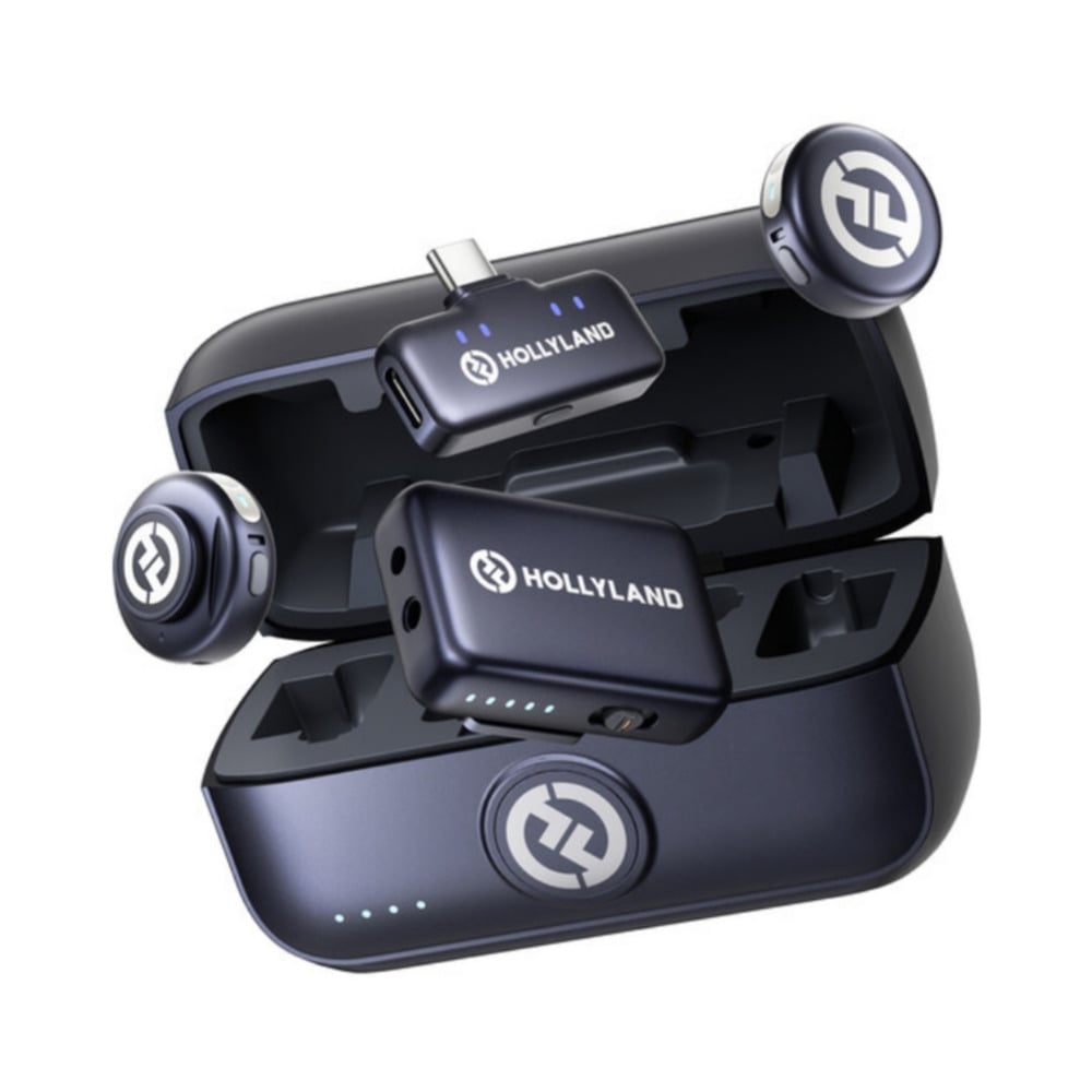 Hollyland Lark M3 Combo with 2TX + 2RX, Wireless Microphone for Camera & Smartphone
